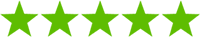 five green stars